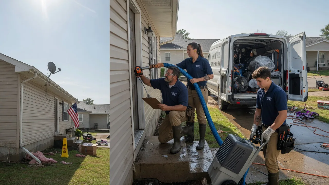 Ceiling Water Damage Restoration in Winner, SD near me